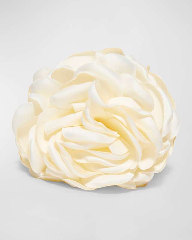 Peony Flower Claw Clip